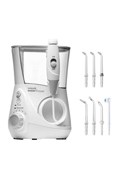 Waterpik Irigator bucal Profesional Aquarius WP-660, 7 capete curatare, 10 tr...