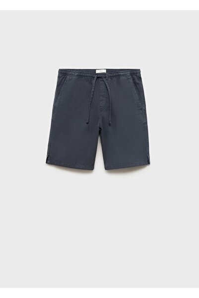 Mango Teen Beli bağ detaylı pamuklu şort