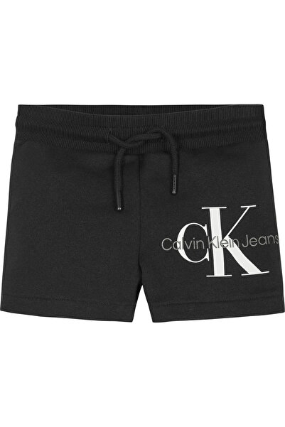 Calvin Klein REFLECTIVE MONOGRAM Kadın Siyah Şort