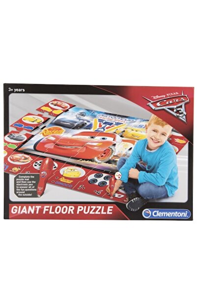 CLEMENTONI Puzzle de podea interactiv Cars 3 Clementoni, cu pix electronic, 24 piese