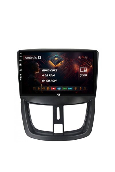HUB64 Navigatie Peugeot 207, 4GB RAM, Quadcore, Carplay, Android Auto