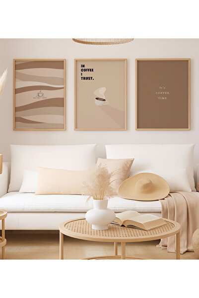 VOBA STORE SET DE MASA MDF CU CADRU DE STIL COFFEE CONCEPT -80-1