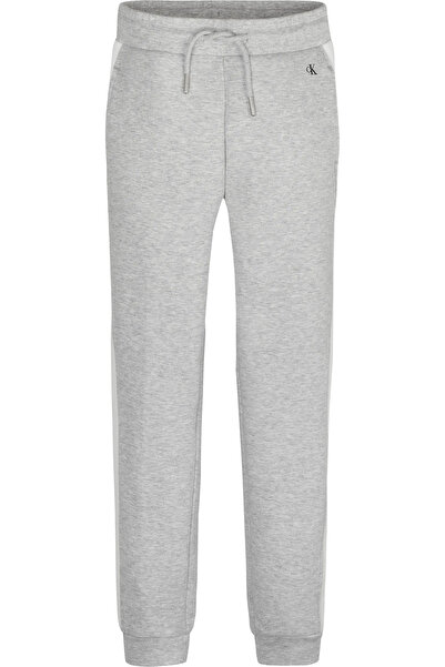 Calvin Klein DEBOSSED LOGO SWEATP Kadın Gri Eşofman Altı