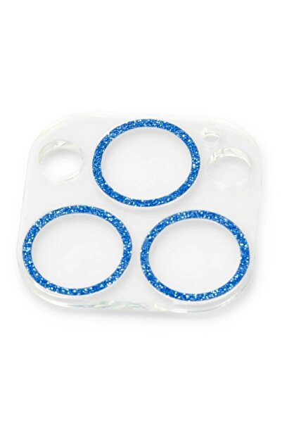 BUTİMAR'S Myt09 iPhone 13 Pro Max Shine Camera Lens Protection Glass - Blue