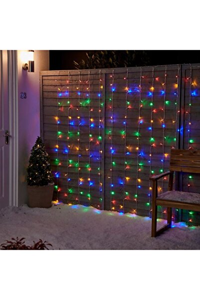 Bibilel Διασυνδεόμενο Χριστουγεννιάτικο Φωτάκι Διαφανές Σύρμα 3μ x 3μ 500 LED...