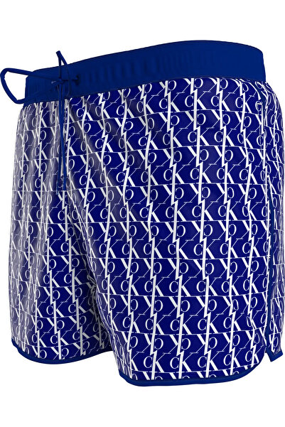 Calvin Klein SHORT DRAWSTRING-PRI Erkek Mavi Deniz Şortu