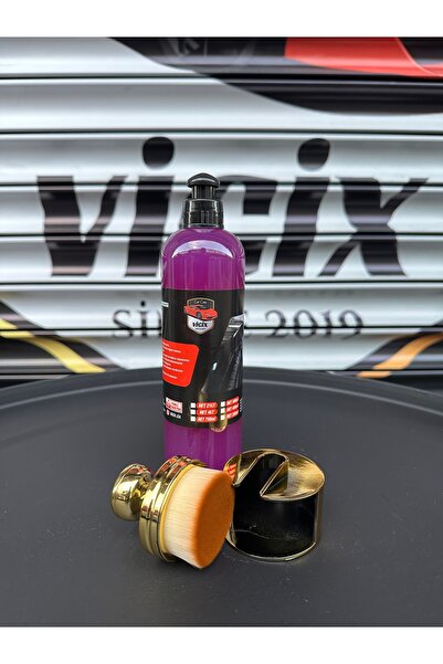 ROX KİMYA Lastik Parlatma Jel 400 ml Ve Lastik Parlatma Fırçası Sarı Gold