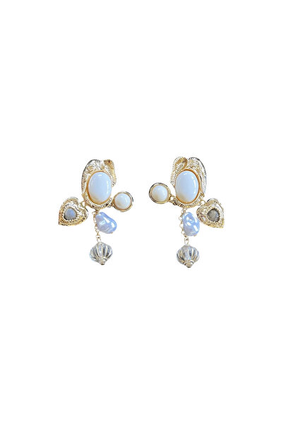 stravis Multi charms earrings