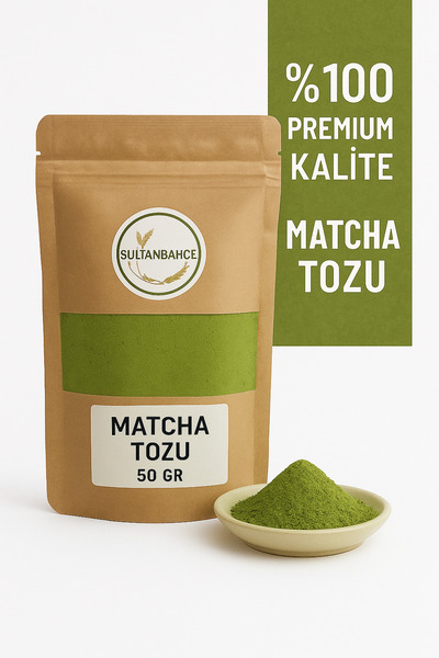sultanbahçe Matcha 50 Gr - %100 Saf Matcha - Vegan - Katkısız, Koruyucusuz