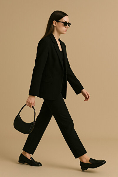 Elory Grace Nova Women's Black Shoulder Bag – New Season Special Cut, Handbag, Adjustable Strap