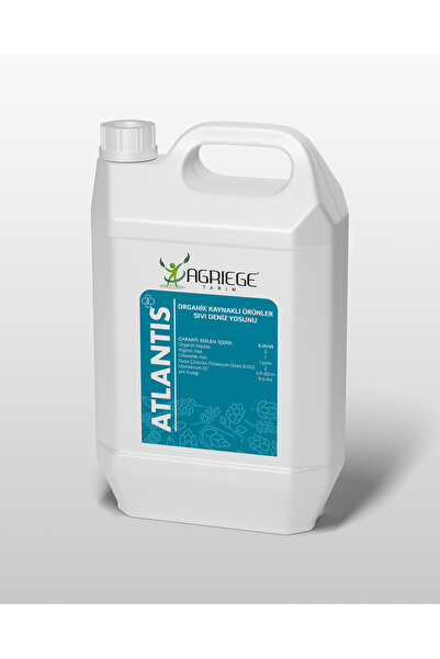 AGRİEGE Atlantis Plus 5 Litre ( Organik İçerikli Sıvı Denizyosunu Gübresi )