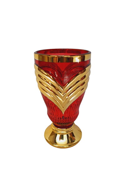 OEM Set of 6 red glass glasses