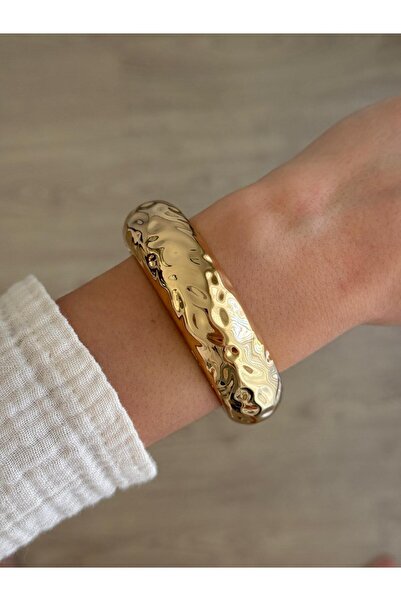 İREM YILDIZ Çelik Kalın Gold Kelepçe