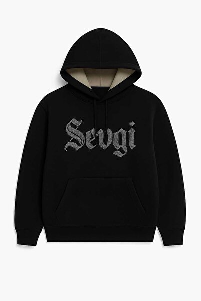 ROKİDS هوديي بقلنسوة كبير الحجم للجنسين من أنثراسايت – سويت شيرت رياضي شتوي م...