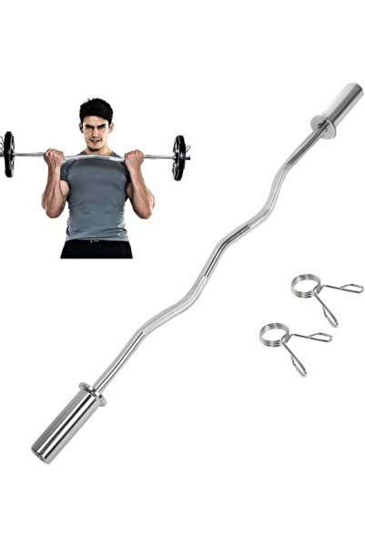 Al Rayyan Sports Olympic Barbell Curved Length 120 cm