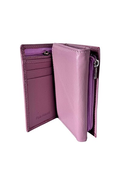 velve Hassion women's wallet, with triple opening, lilac