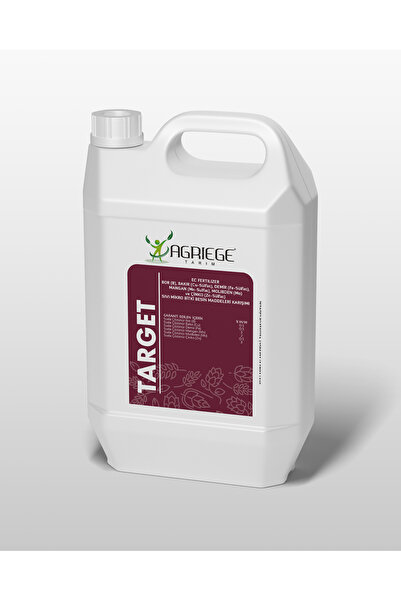 AGRİEGE Target 5 Litre ( Bor, Bakır, Demir, Mangan, Molibden, Çinko İçerikli Sıvı Gübre )