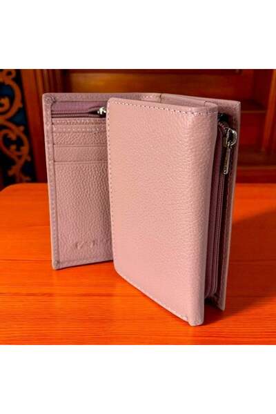 velve Hassion women's wallet, with triple opening, Nude