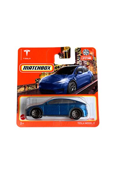 Matchbox Masinuta Tesla Model Y, albastru, 1:64