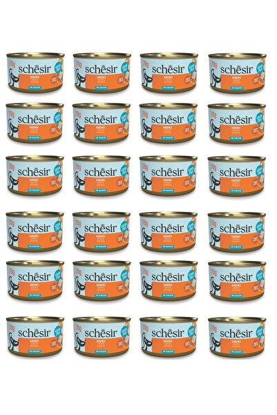 Schesir Sardalyalı Sos İçinde Tamamlayıcı Kedi Konservesi 70 Gr. X 24 Adet