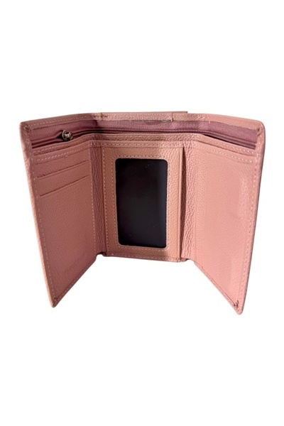 velve Hassion women's wallet, with triple opening, Nude
