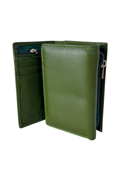 velve Hassion women's wallet, with triple opening, Green