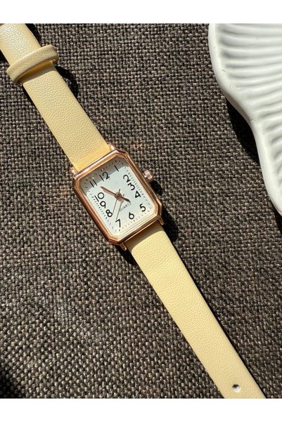 rubsey Retro Minimal Leather Cord Vintage Women's Wristwatch