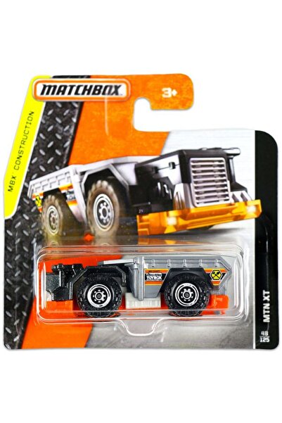 Matchbox MTN XT metal car, MBX Construction, 2016 Collection, Gray, 1:64