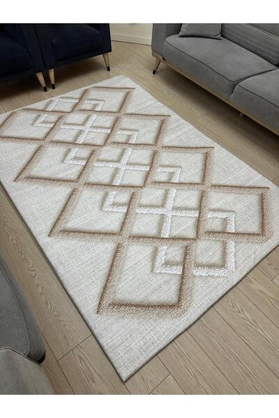 ALLGELSİN Lastikli Mikro Polar Halı Örtüsü 4m2 160x230 veya 6m2 200x300 Dört veya Altı MetreKare Halı Kılıfı