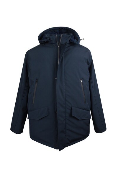 tambattal Large Size Padded Softshell Coat (Loose Comfortable Fit)