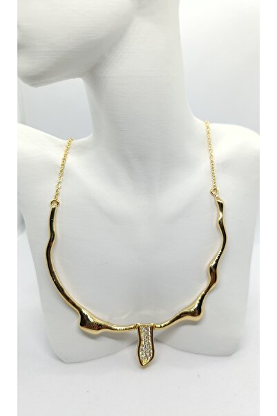 ndjewelry قلادة بتصميم “الآثار الذهبية”