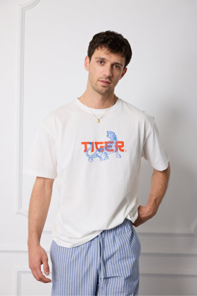 Beyyoglu Tiger Baskılı Tshirt