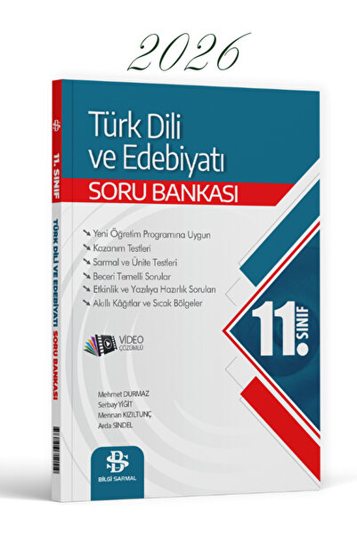 Bilgi Sarmal Yayınları Sarmal 11. Sınıf Türk Dili ve Edebiyatı Soru Bankası M...