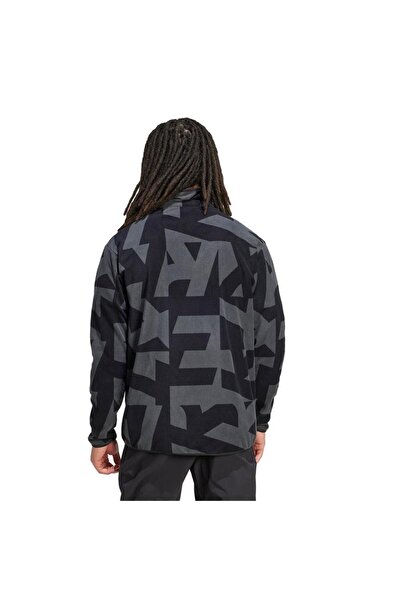adidas Men's Black Jacket Mt Aop Fz Fl Jy4814