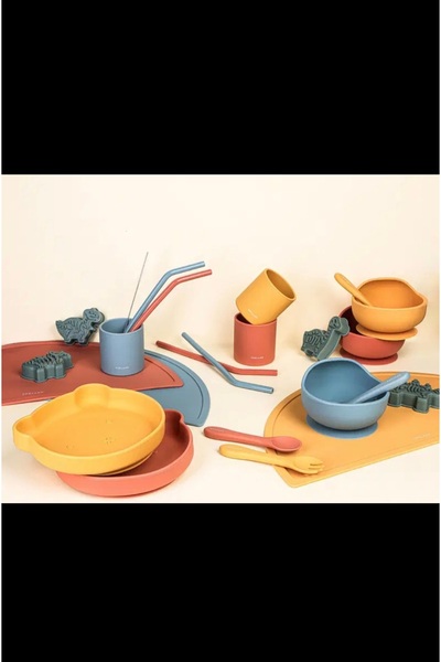 Porland Fancy Claytabana Adhesive Baby Food Plate 16 cm