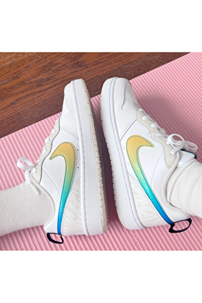 Nike Bq5448--100 Court Borough Low 2 Unısex Spor Ayakkabı