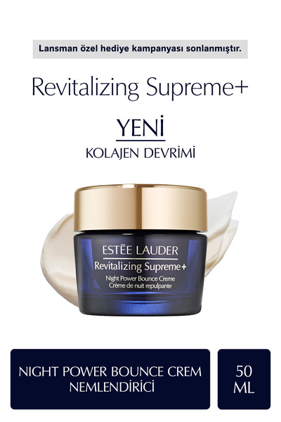 Estee Lauder Gece Kolajen Gücü - Revitalizing Supreme Night Power Bounce Crem...