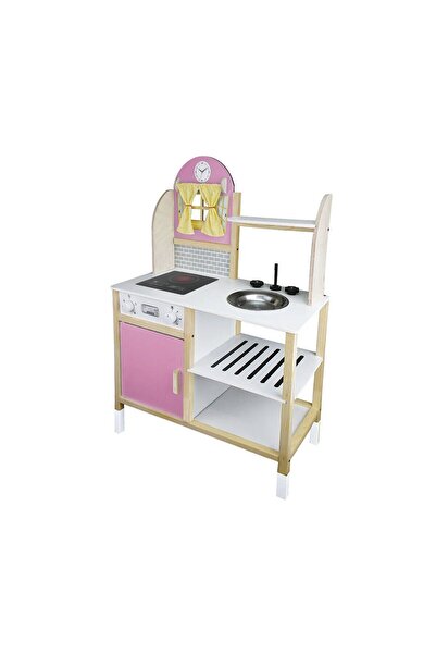 FTT SHOPPING MARKET T1012 Wooden Kitchen Pink Without Leds