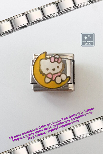 Miss TBee Italian Steel Bracelet - Single Charm