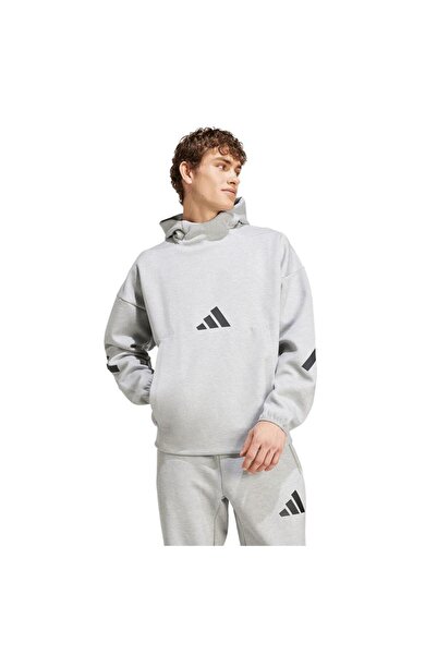 adidas Men's Gray Sweatshirt m Z.N.E. Hd Je3070