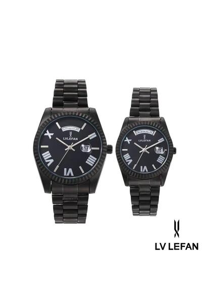 LV LEFAN Men's and women's watch set from