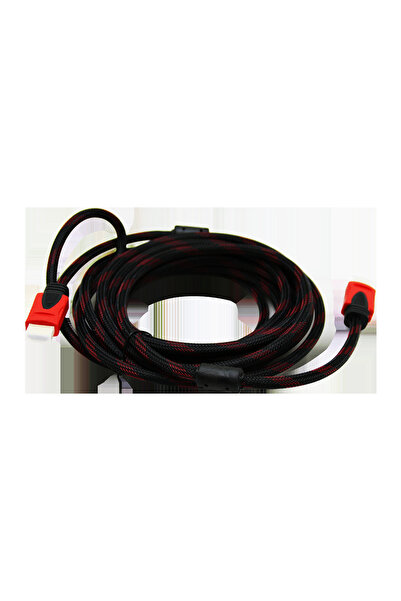 Go İthalat كابل HDMI بطول 5 أمتار مع سلك مجدول للكمبيوتر وتلفزيون HDTV طراز PL-8014 (5273)