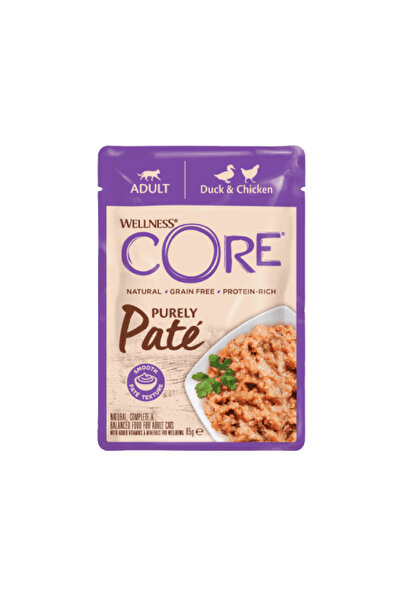 CORE ويلنس طعام رطب دجاج مع بط 85غ