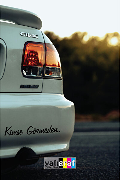 Yalıgraf Reklam Tabela Kimse Görmeden Yazı Warex Abarth Egsoz Çıkışı Oto Stic...