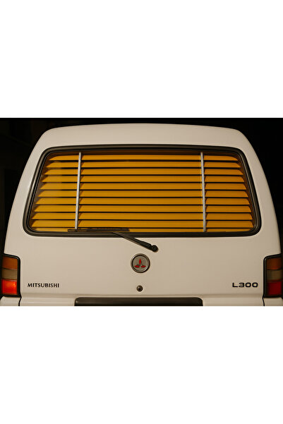 Süren Oto Aksesuar ستارة النافذة الخلفية لميتسوبيشي L300 - أصفر