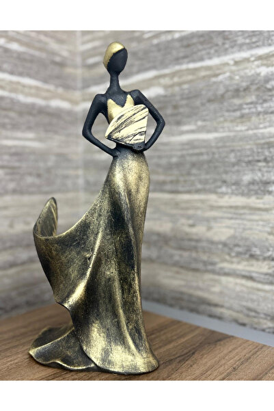 vistara Kadın Şaraplık Biblo Masaüstü Hediyelik