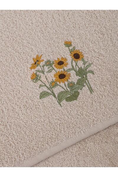 LC Waikiki Floral Embroidered Face Towel 50X80 cm (W4)