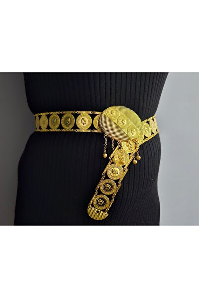 Stor Altın kaplama kemer(abiye,fistan) 108 cm
