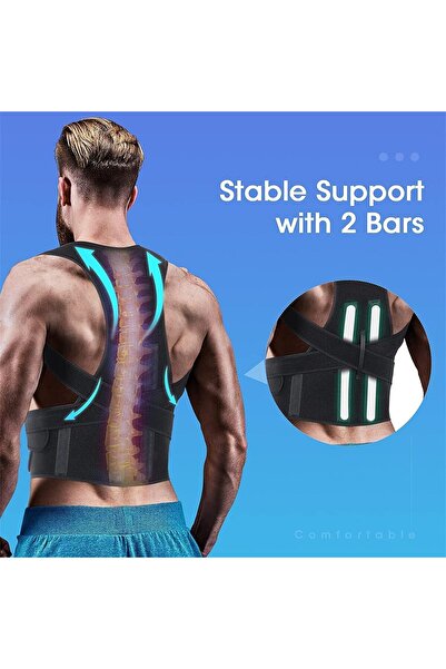 Aputue Adjustable Activewear Back & Shoulder Vest for Men and Women