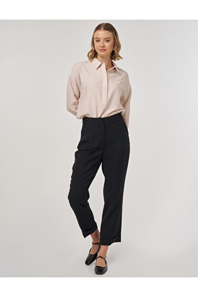 KYR Pantaloni din stofă cu două picioare, negri